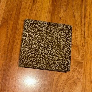 Authentic Redwall Borbonese Leather Bifold Wallet